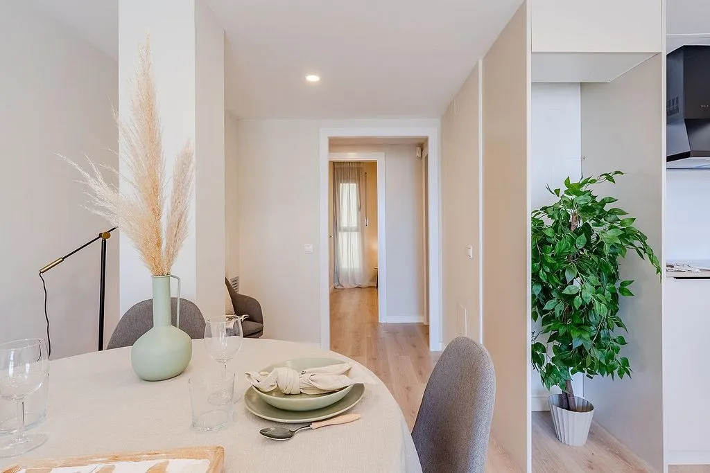 Salle à manger - Bright Apartment with Sea View in Mataró Centre