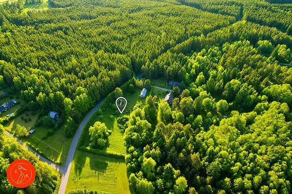 Õhuvaade - Unique Riverfront Plot in Lahemaa National Park