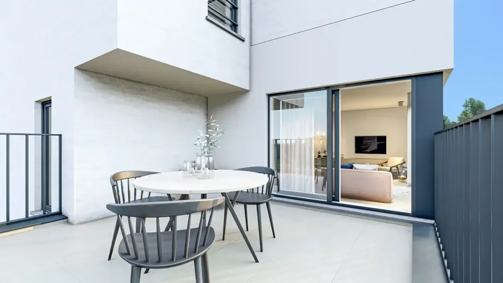 Terrass - First Floor Apartment with Terrace in Rotem
