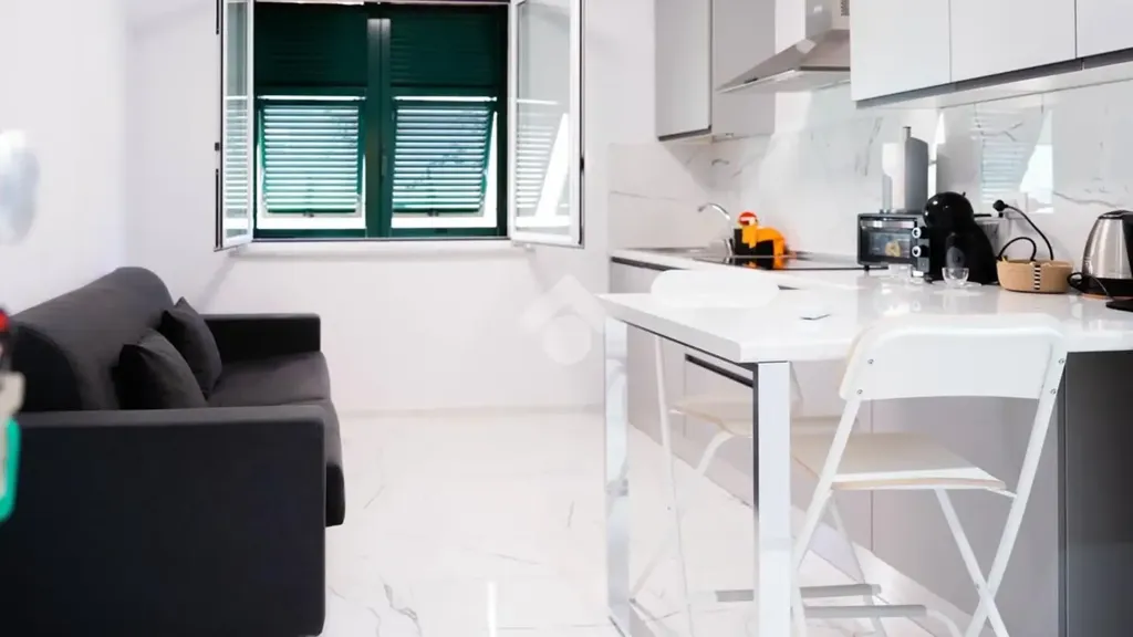 Cuisine - Modernised Flat with Terrace in Genoa Centre