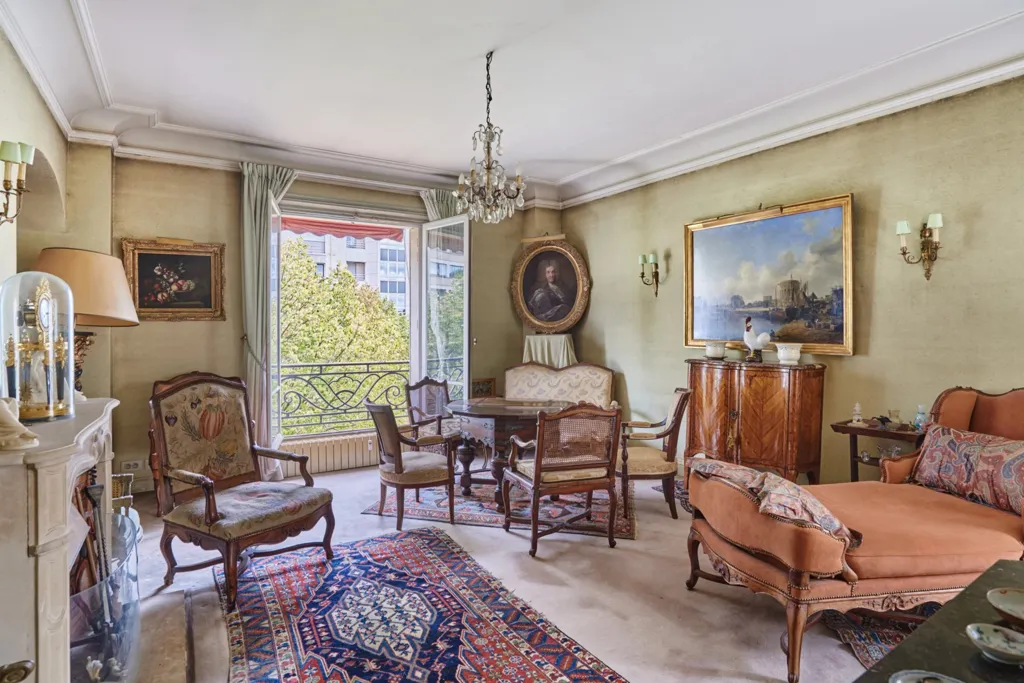 Soggiorno - 2/3 Bed Apartment in 1930s Building, Paris 16th