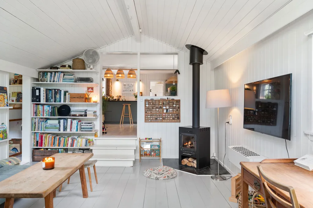 Living Room - 3-room house in Dronningmølle