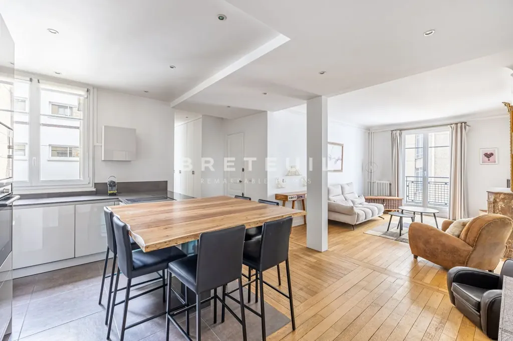 Elutuba - Art Deco Flat with Courtyard View in Auteuil