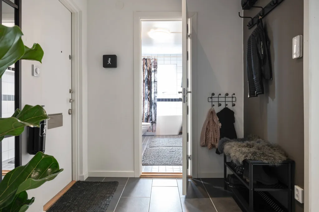 Entrée - Renovated Apartment with Balcony in Helsingborg