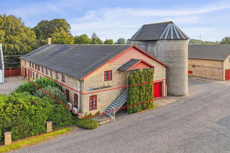 Vue aérienne - Office Space with Garden Terrace near Slagelse