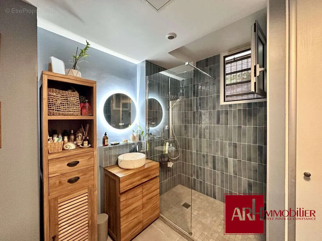 Salles de bain - Appartement Lumineux avec Terrasse à Saint-Paul