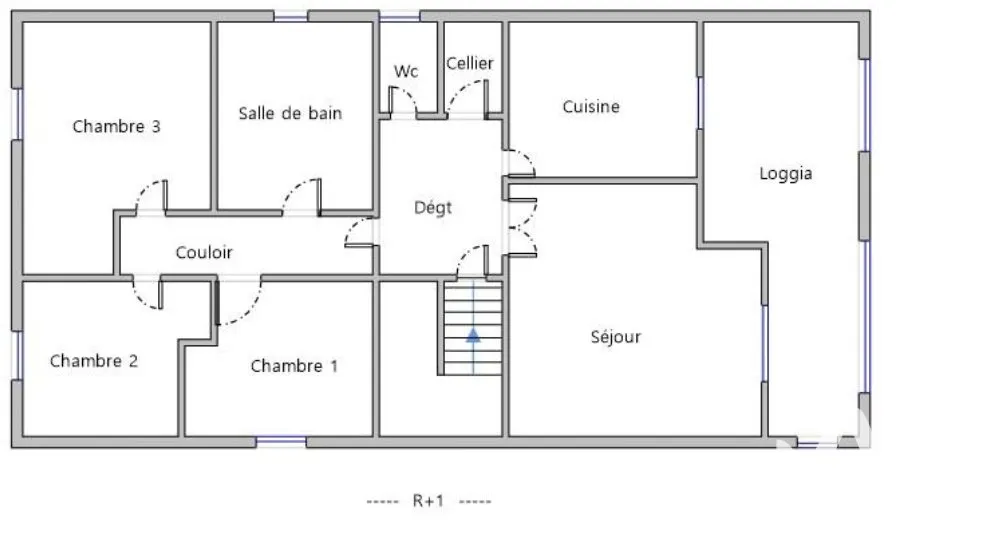 Plan - Maison d'Artisan avec Atelier à Carcassonne
