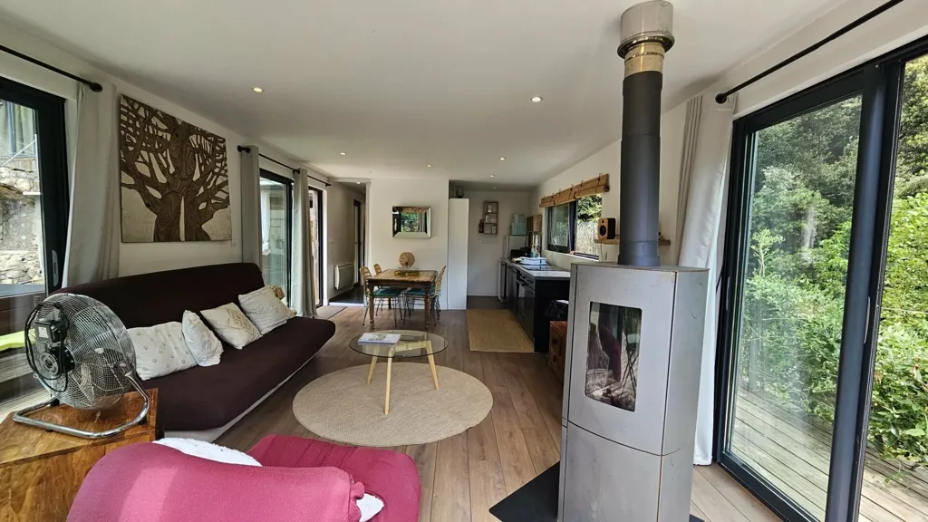 Séjour - Villa Vue Mer avec Piscine à Eze Village