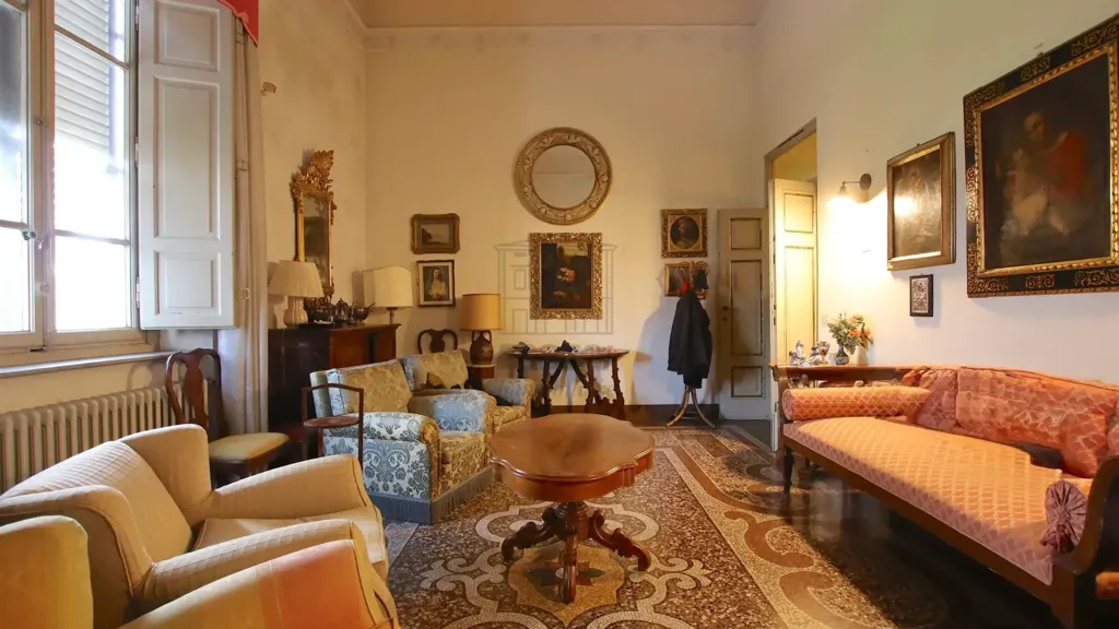 Séjour - Historic Apartment with City Wall View in Lucca