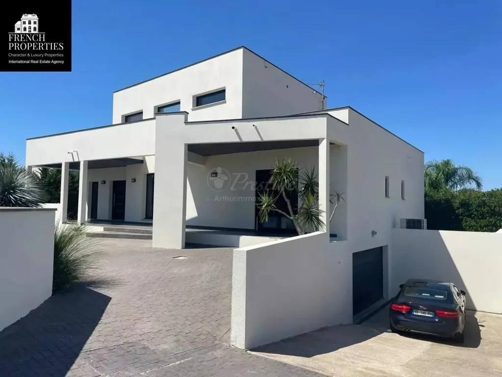 Extérieur - Villa d'Architecte avec Piscine à Perpignan
