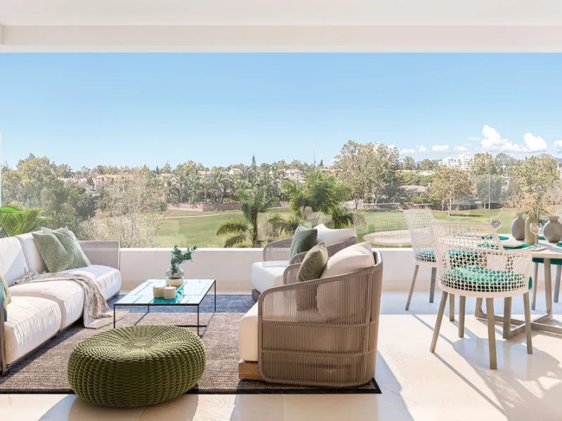 Terrasse - Modern Apartments with Golf Access in Marbella