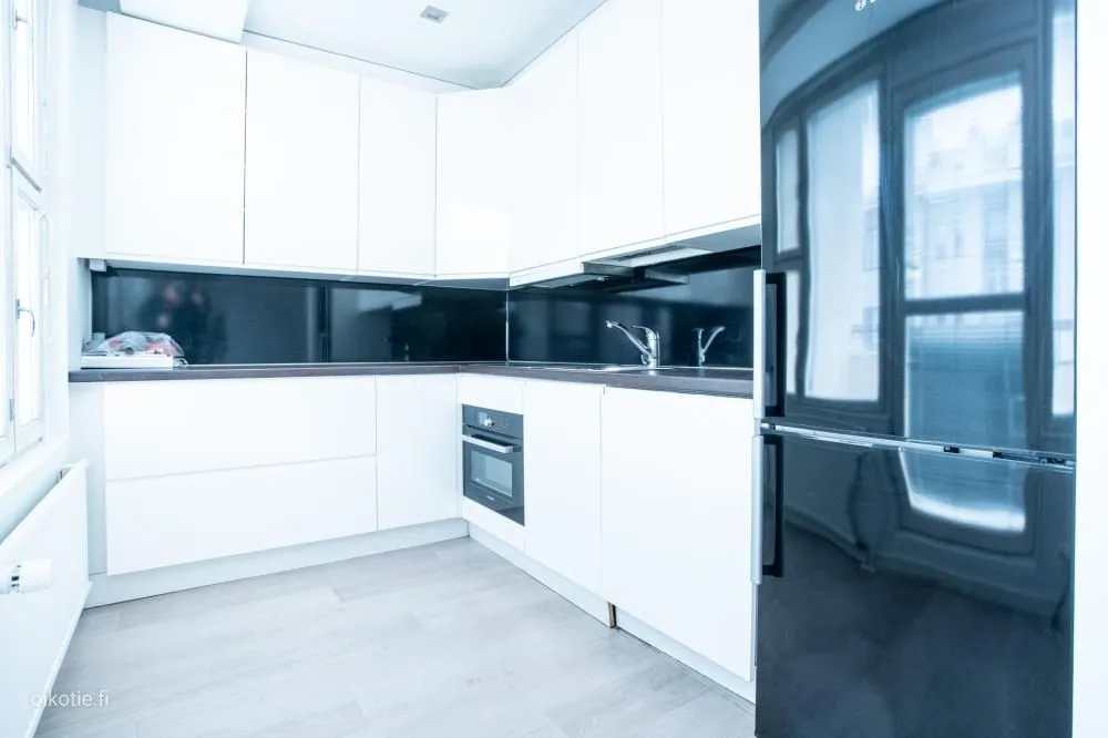 Köök - 1 Bedroom Apartment with Balcony in Helsinki Centre
