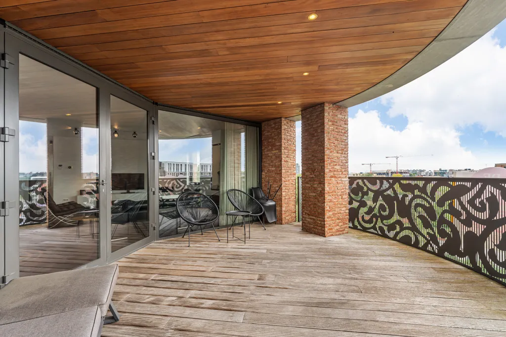 Balcon - Appartement de luxe avec terrasse ensoleillée à Hasselt