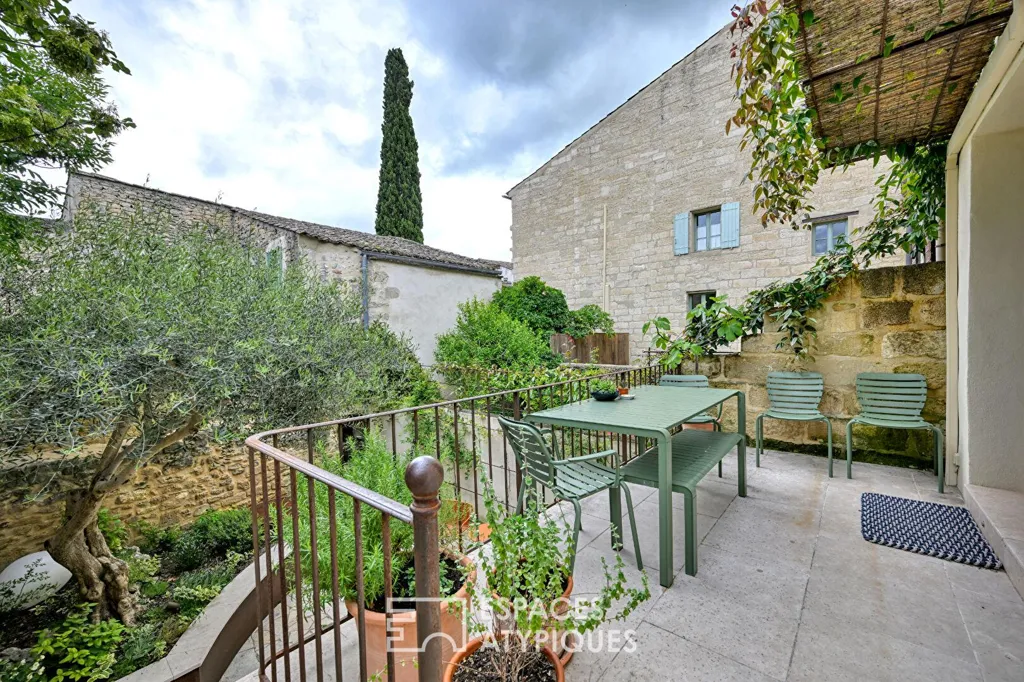Terrasse - Maison de Caractère avec Terrasses au Centre d'Uzès