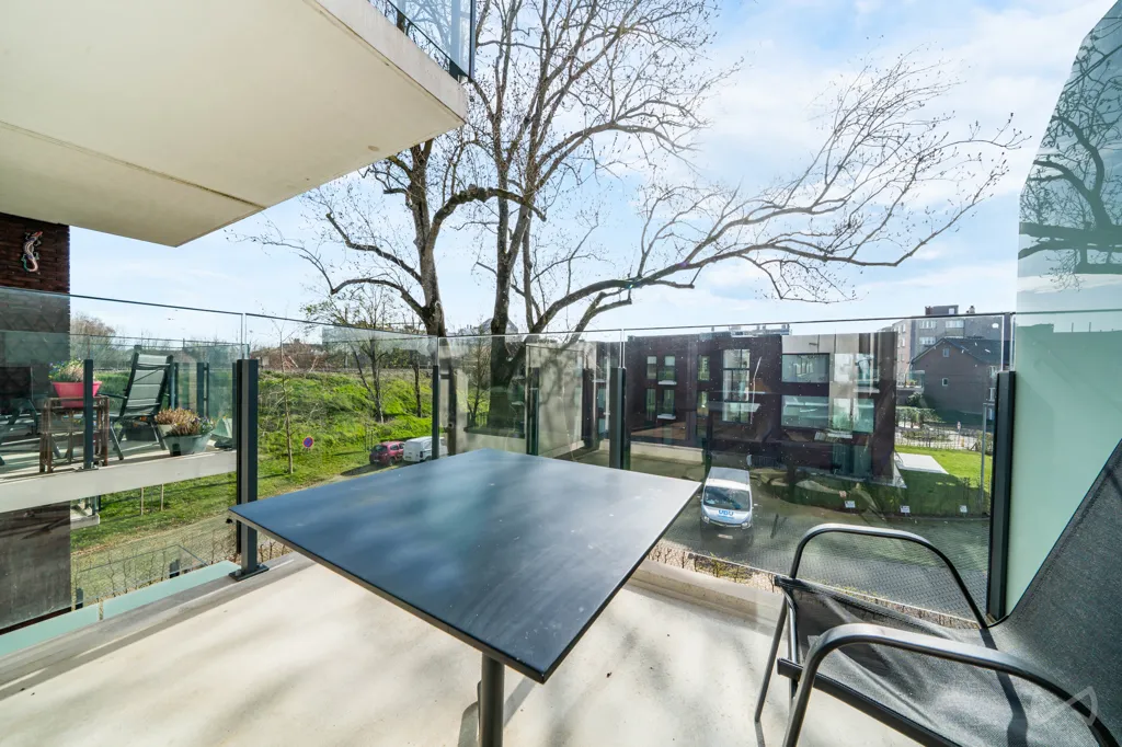 Balcony - Modern Apartment with Terrace in Waremme