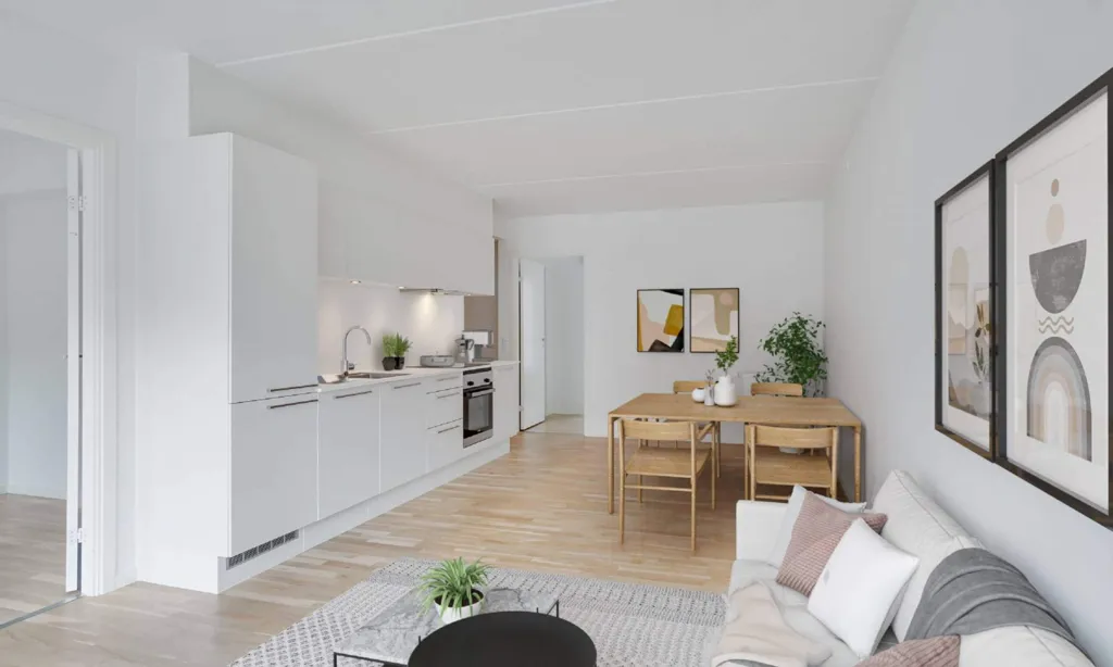 Elutuba - 2-Bedroom Flat with Terrace in Copenhagen S