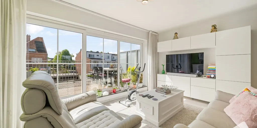 Séjour - Duplex avec Terrasse à Blankenberge