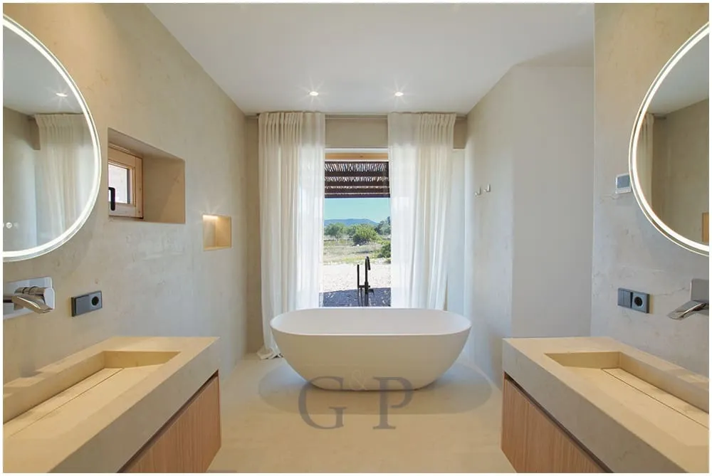 Salles de bain - Contemporary Finca with Pool in Capdepera, Mallorca
