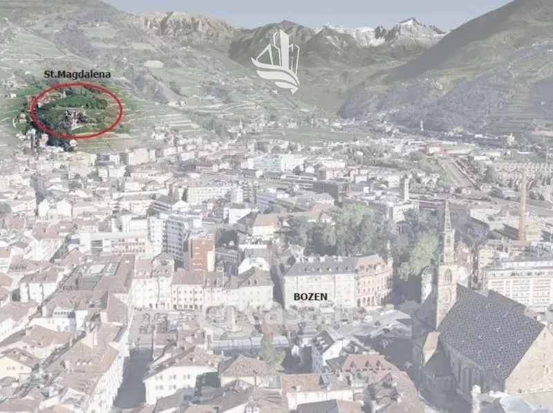 Attico with Panoramic Terrace in Bolzano