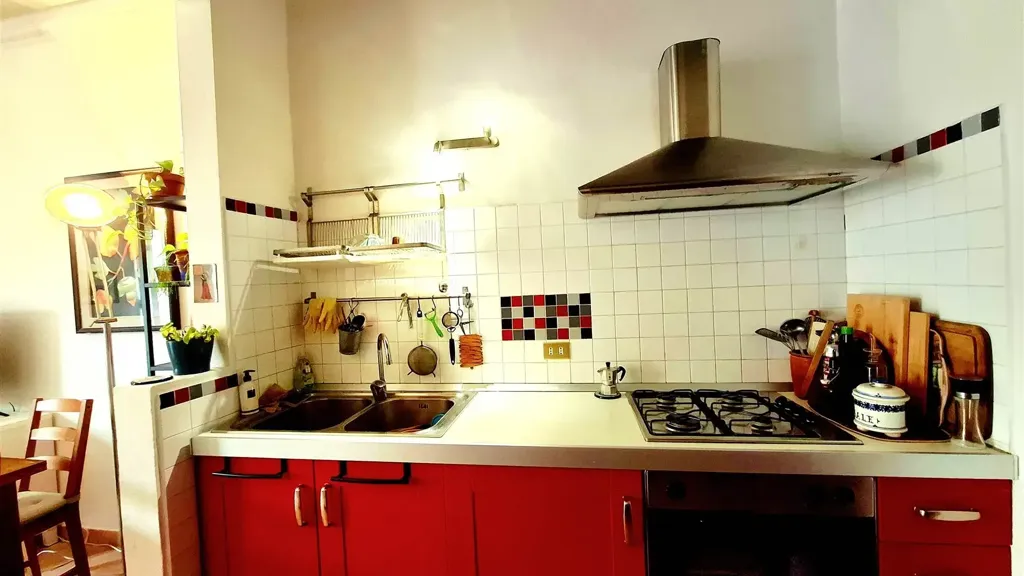 Cuisine - Apartment with Balcony in Le Cure, Florence