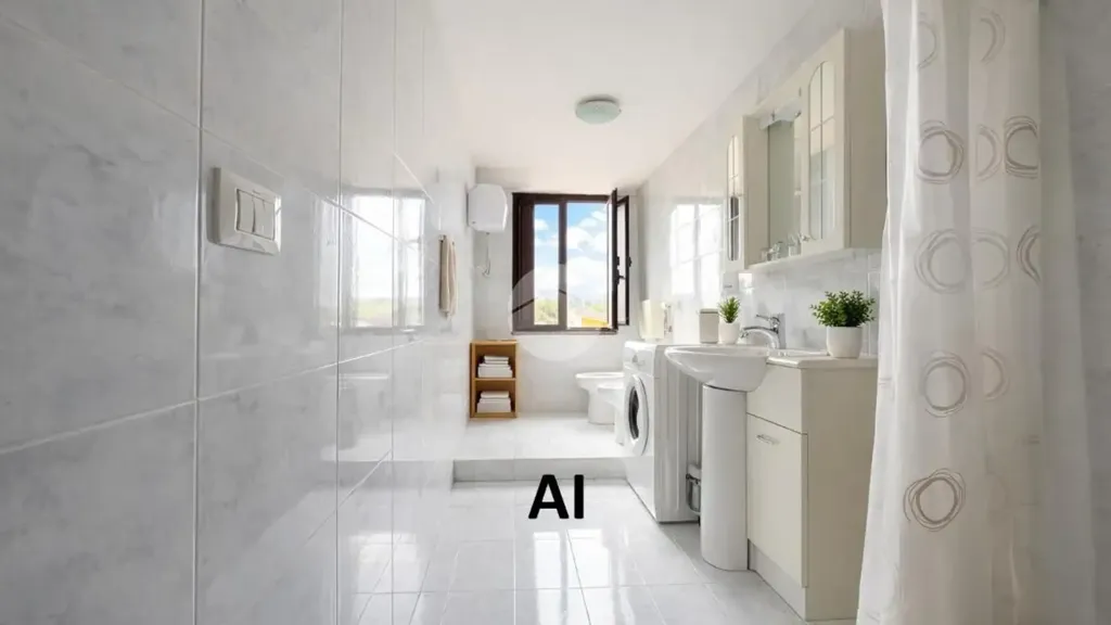 Bathrooms - Attic Flat with Balcony in Montalto Uffugo