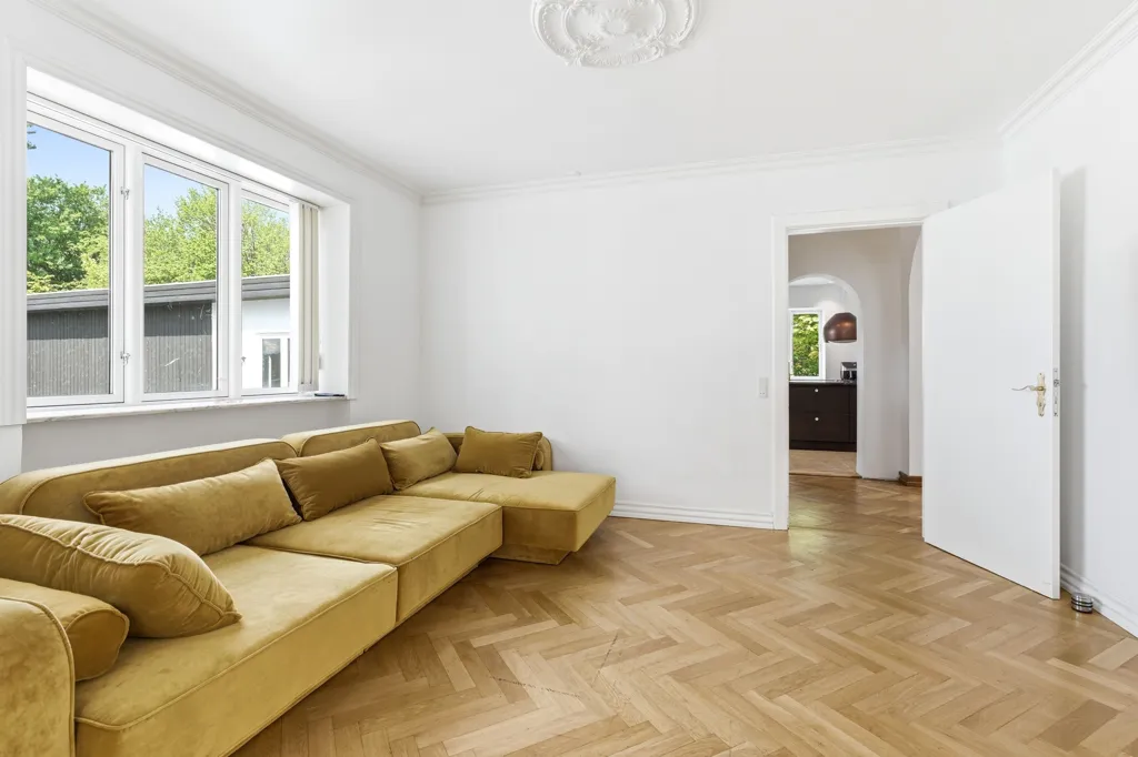 Séjour - Villa with Forest View in Hammelev
