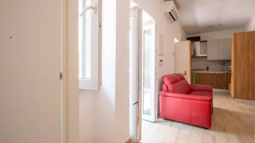 Séjour - Rustic Bilocale with Garden in Roma