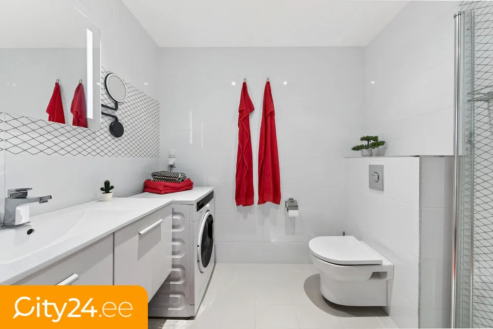 Salles de bain - Modernised Flat with Sea View in Pirita, Tallinn