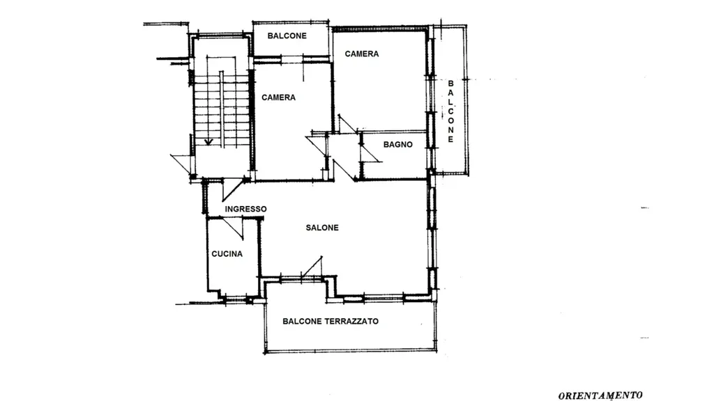 Plaan - Trilocale with Balcony in Cerveteri