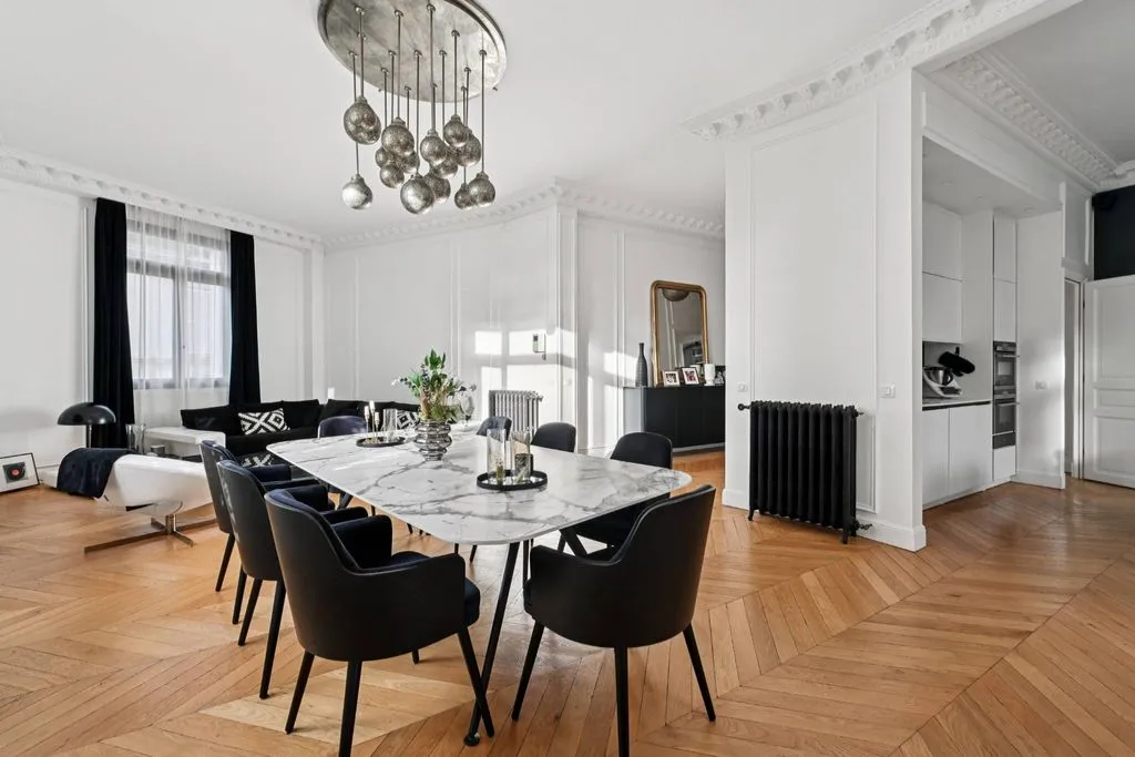 Söögituba - Luxury Apartment with Art Deco Style in Paris 16