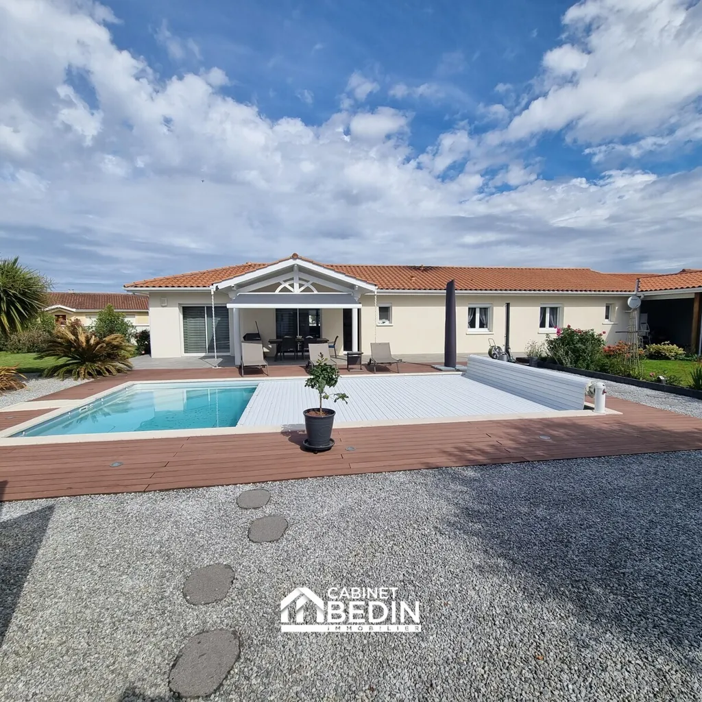 Bassein - Contemporary House with Pool near Biscarrosse Centre