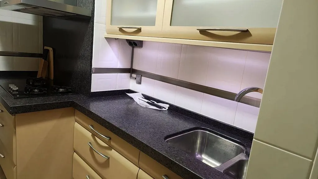 Köök - Furnished Flat with Patio in Puertollano Centre