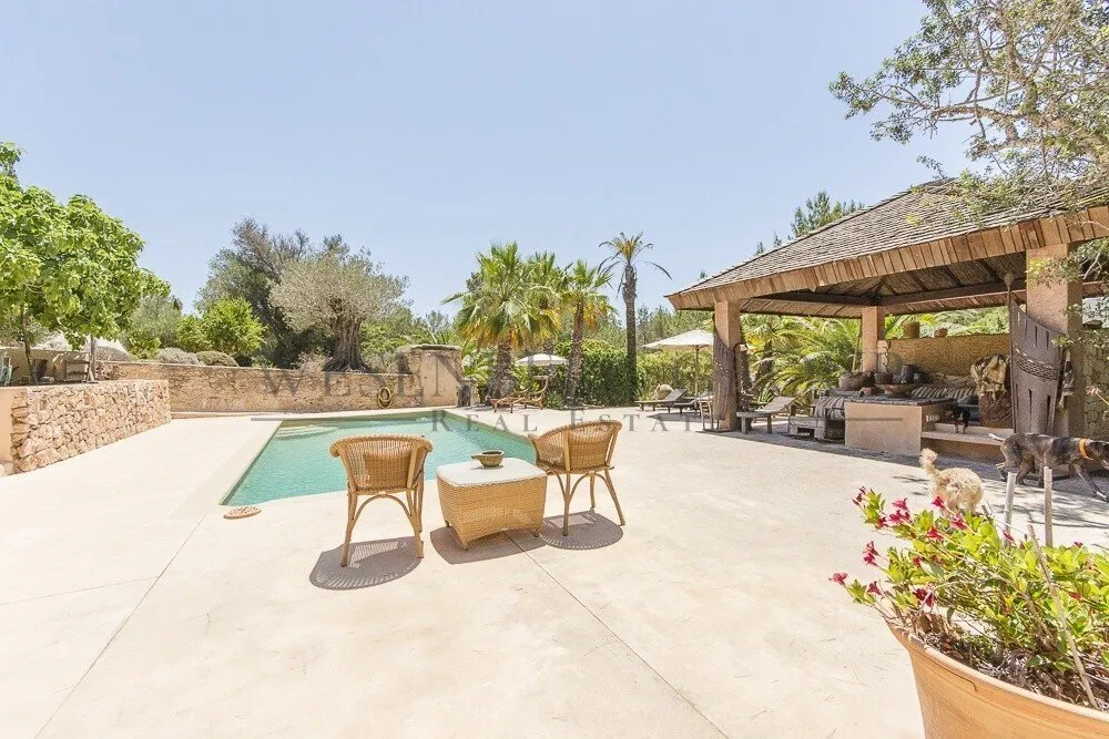 Piscine - Historic Chalet with Pool and Terrace in Sant Josep