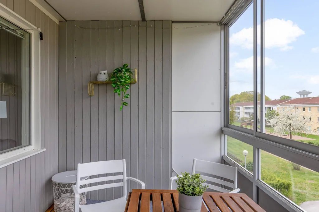 Balcon - Two-Bedroom Flat with West-Facing Balcony in Kalmarhus