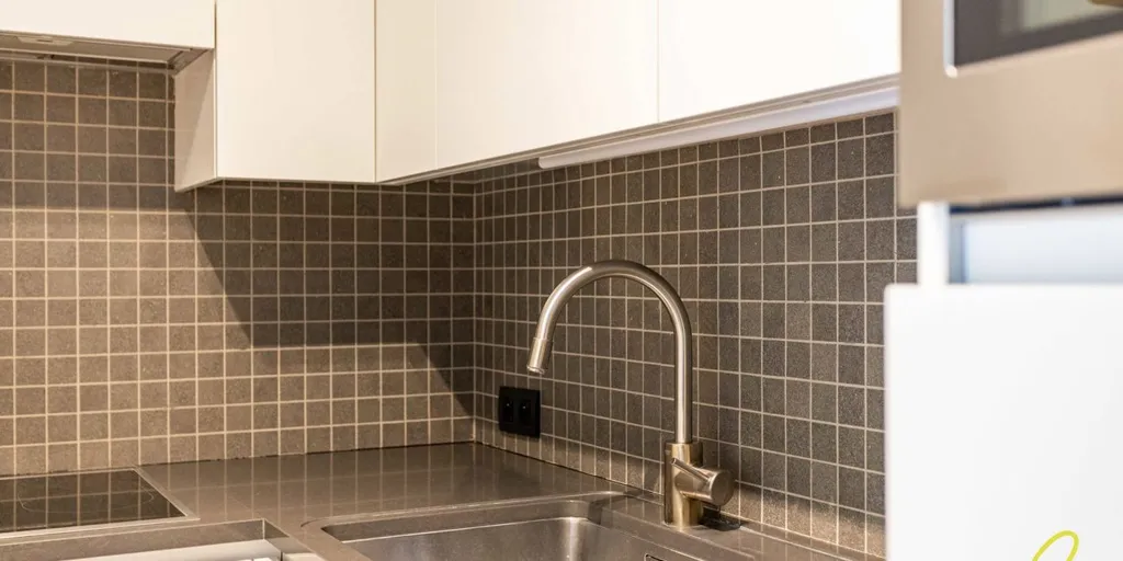 Cuisine - Appartement avec 2 Terrasses à Onkerzele