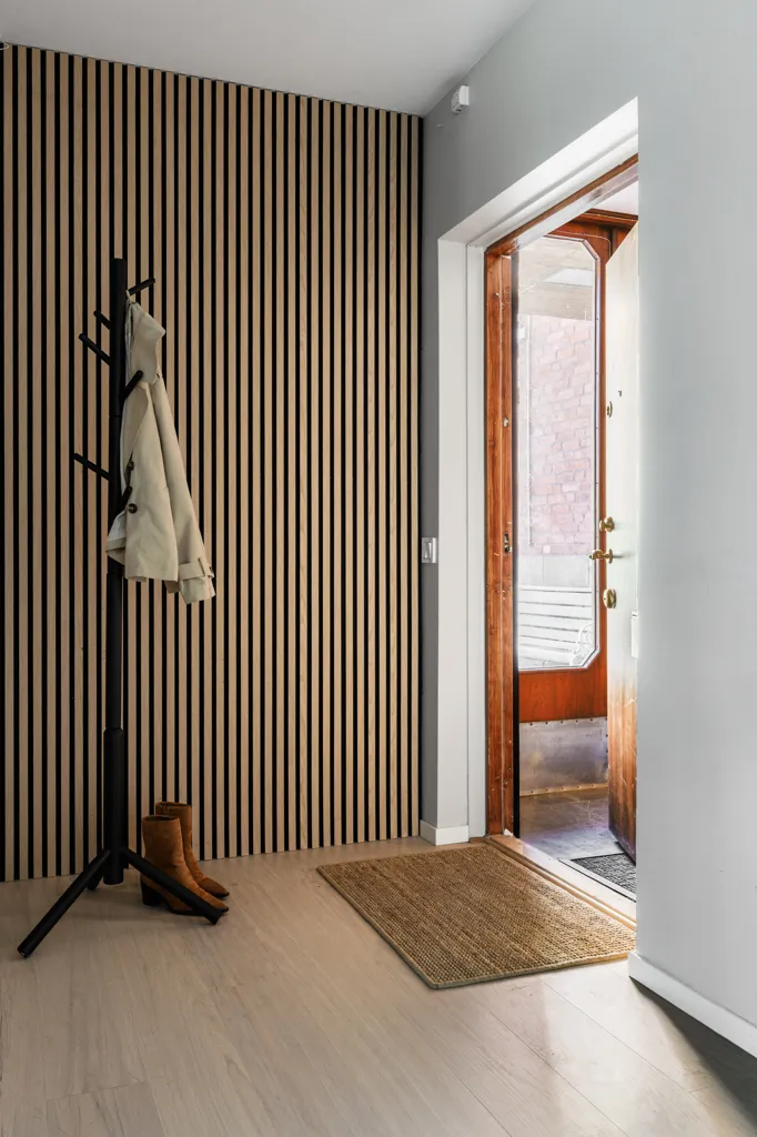 Hallway - Modern Studio Flat with Park View in Gothenburg