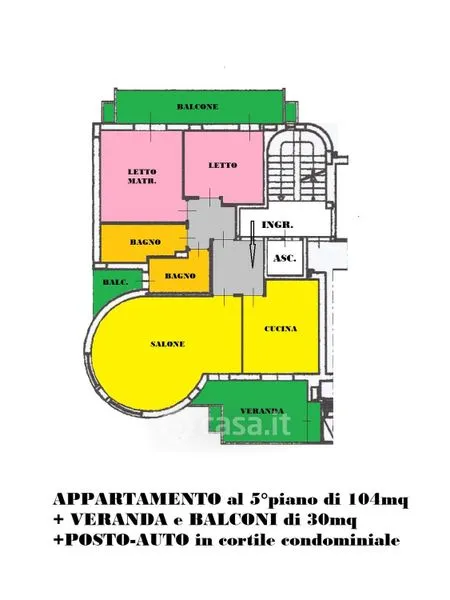 Plaan - Modernised Apartment with Balcony in Andria