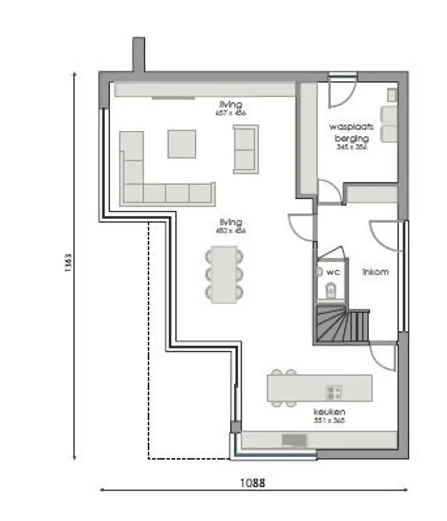 Plan - Terrain à Bâtir avec Formule Eau et Vent à Ronse