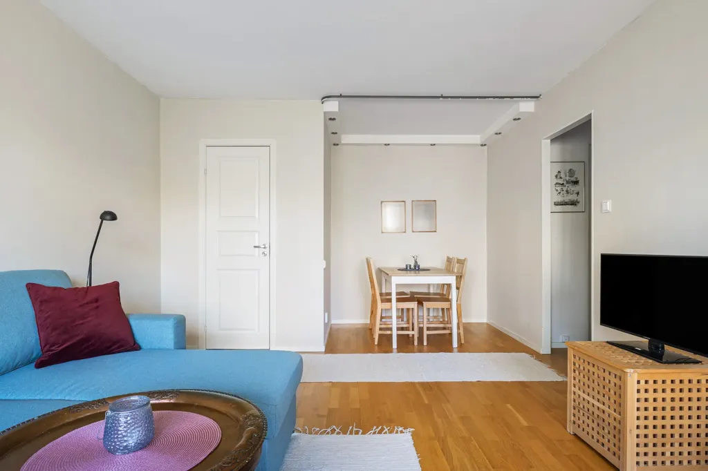 Séjour - Apartment with Balcony in Stockholm