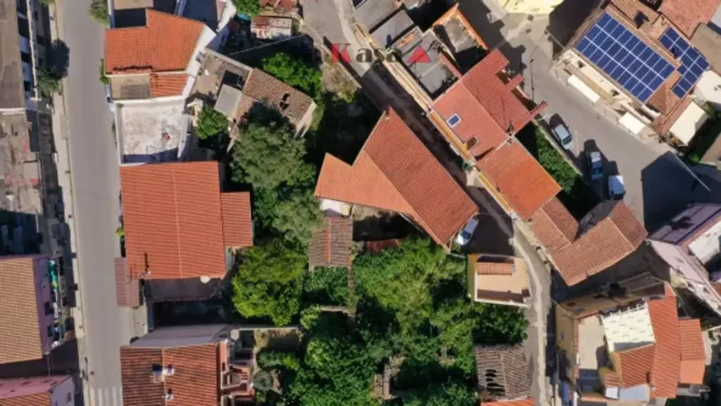 Vue aérienne - Historic House with Courtyard in Torpe'