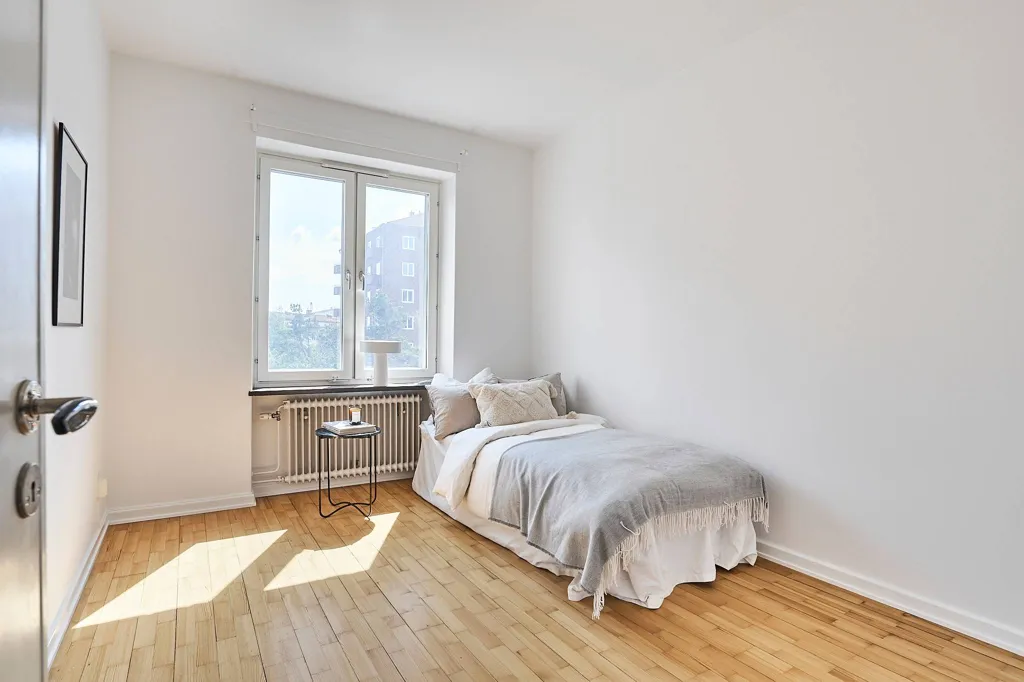 Camere da letto - Funkis Flat with Balcony in Hägersten