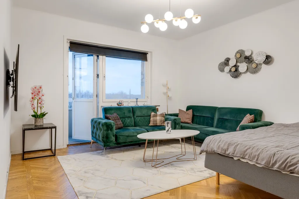 Chambres - 1-Bedroom Apartment with Balcony in Norrköping