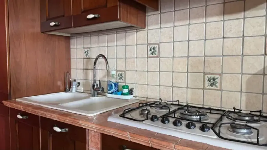 Köök - Apartment with Sea View in Messina