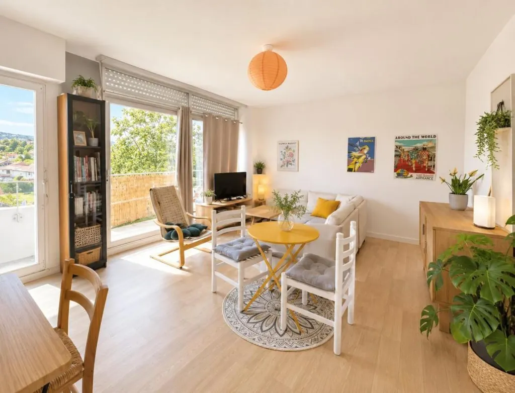 Elutuba - T2 with Balcony and Pyrenees View in Pau