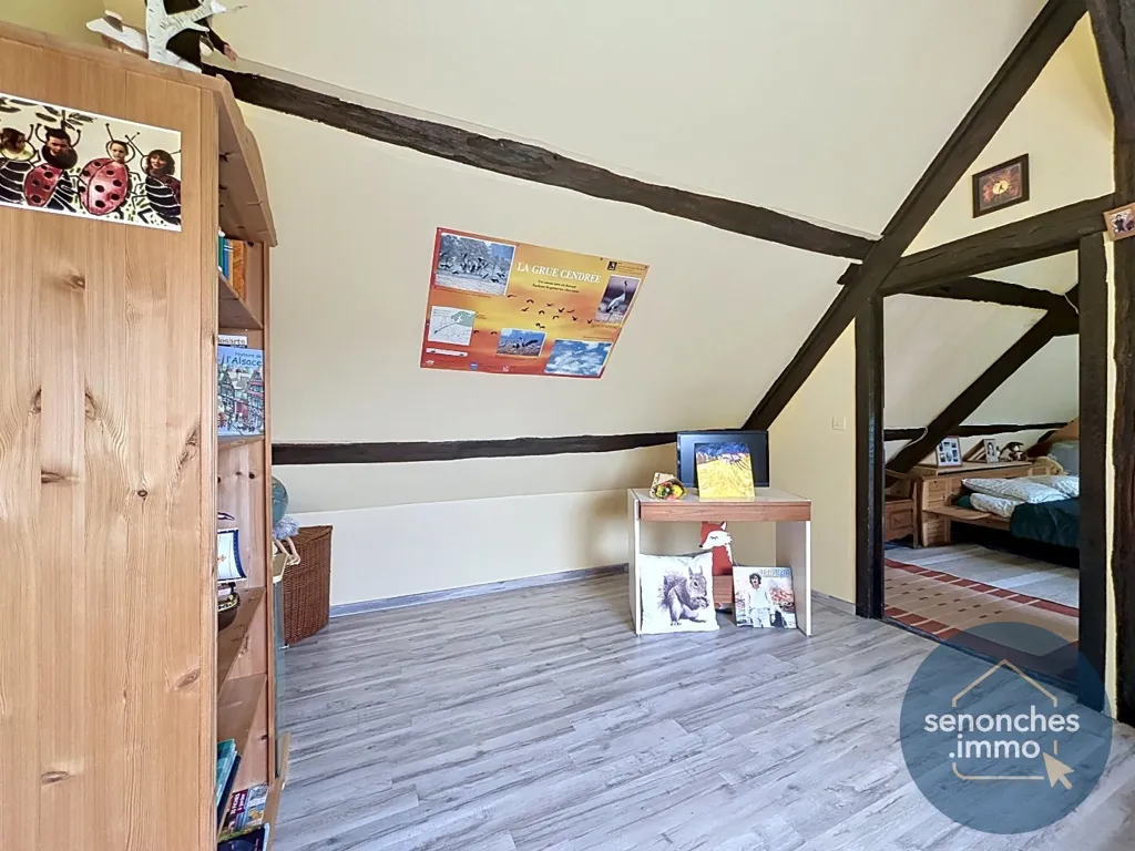 Bedrooms - Longère with Garden in Saintigny, Perche