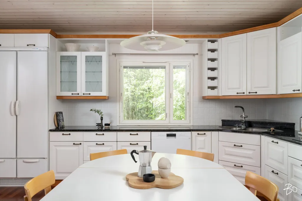 Köök - Renovated Detached House with Sauna in Ikaalinen