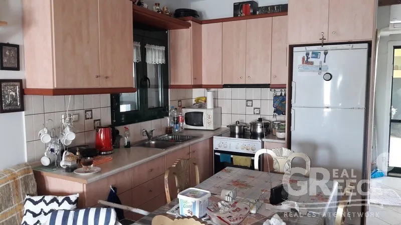 Kitchen - Duplex with Sea View in Skala Abdera
