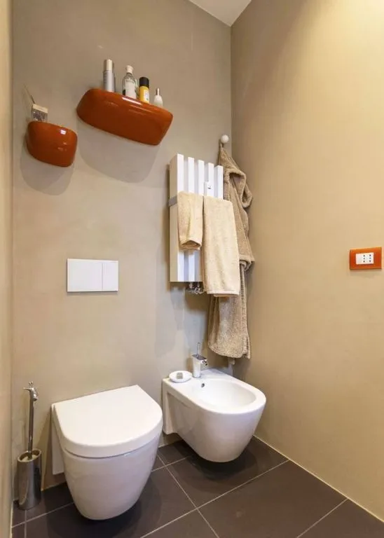 Salles de bain - Luxury Apartment with Balcony in Milan