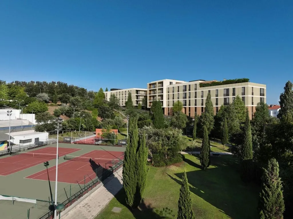 Aerial - Luxury Penthouse with Pool in Oeiras