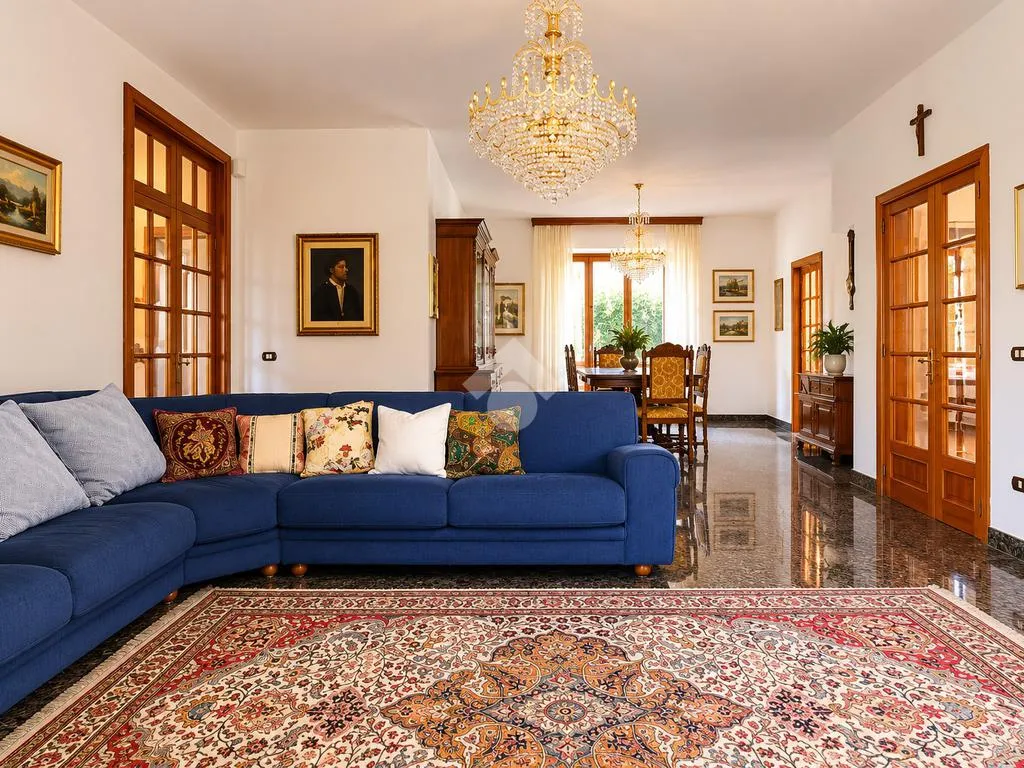 Soggiorno - Villa indipendente con giardino a Osimo